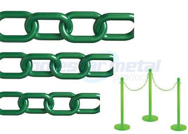 Cadena de vínculo plástica colorida reciclable/cadena plástica del verde para el jardín