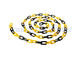 Alambrada plástica del cono del tráfico de 8 milímetros de diámetro con color amarillo negro